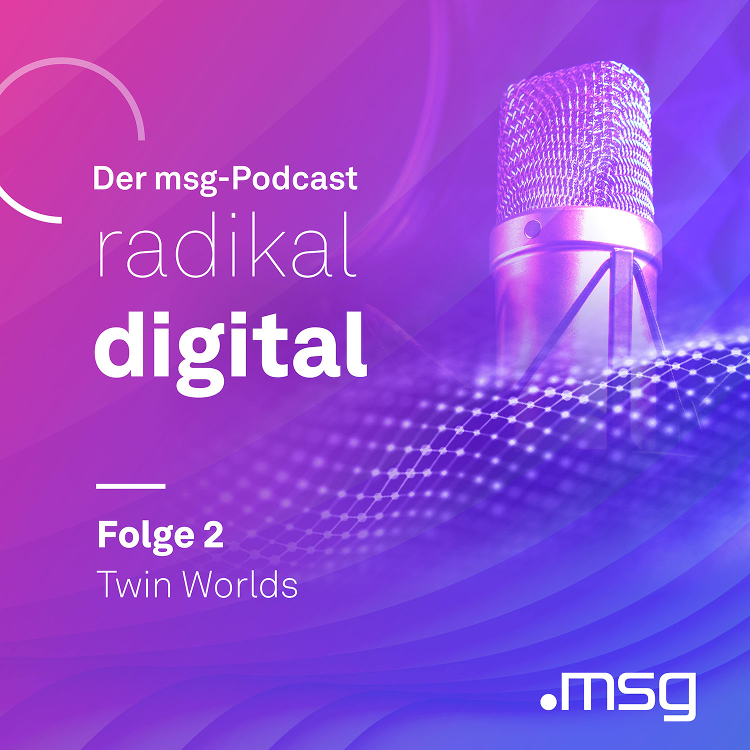 KeyVisual Folge 2 msg-Podcast Twin Worlds